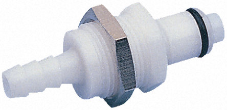 Colder Products 軟管連接器 PLC等系列 PLCD42004 插入式 聯接插件 - 帶閥，面板安裝, 乙縮醛-PLCD42004盡在買賣IC網