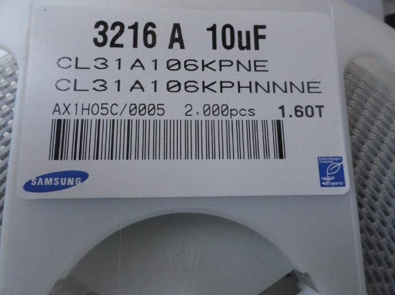 CL31A106KPHNNNE 1206 106K 10V 10uF SAMSUNG 三星 貼片電容-CL31A106KPHNNNE盡在買賣IC網