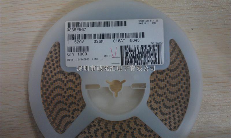 T520V336M016ATE045 33UF 16V V型 KEMET聚合物鉭電容 低ESR:45mR-T520V336M016ATE045盡在買賣IC網