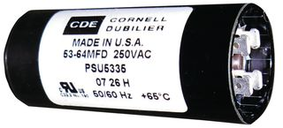 CORNELL DUBILIER  PSU54015B  鋁電解電容, 電機(jī)啟動, 590uF 20%容差-盡在買賣IC網(wǎng)