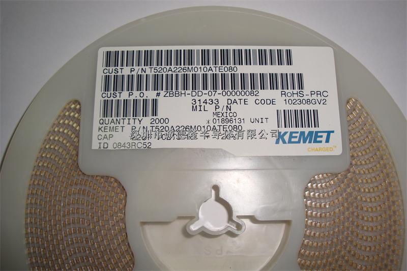 T520A226M010ATA080 22UF 10V 20% KEMET 貼片鉭電容 全系列供應-T520A226M010ATA080盡在買賣IC網