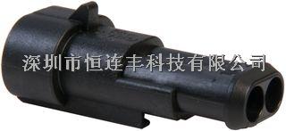 TE CONNECTIVITY / AMP  282104-1  插接連接器, 母, 2路, 電纜安裝 -282104-1盡在買賣IC網(wǎng)