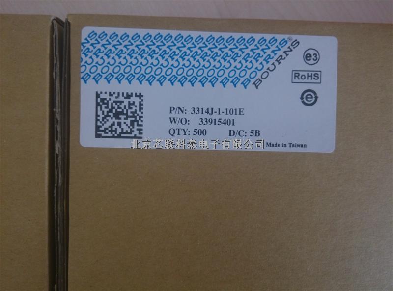 BOURNS電位器3314J-1-101E 100Ω-3314J-1-101E盡在買賣IC網