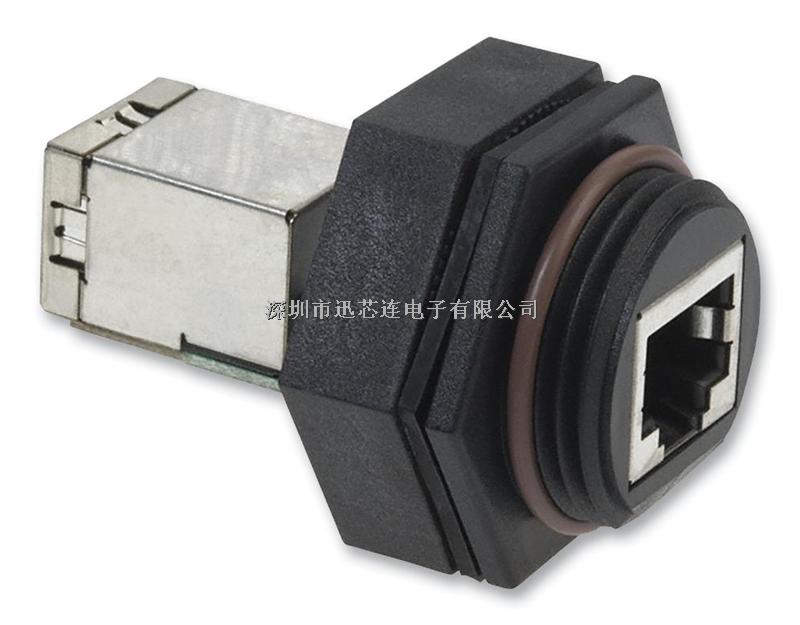 迅芯連優(yōu)勢供應(yīng)TE CONNECTIVITY  1546413-3  適配器, 直列式, RJ45, 母-母, 8P8C-1546413-3盡在買賣IC網(wǎng)