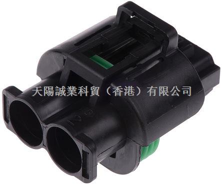 TE Connectivity NG1 系列 1行 2路 黑色 母 電纜安裝 外殼，插座外殼-1544317-1盡在買賣IC網