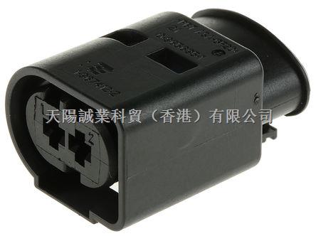 TE Connectivity Junior Power Timer 系列 1行 2路 黑色 母 電纜安裝 外殼，插座外殼 -1-967412-2盡在買賣IC網