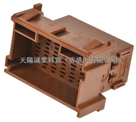 TE Connectivity Timer 系列 3行 21路 棕色 公 電纜安裝 外殼，插頭外殼-1-967630-1盡在買賣IC網(wǎng)