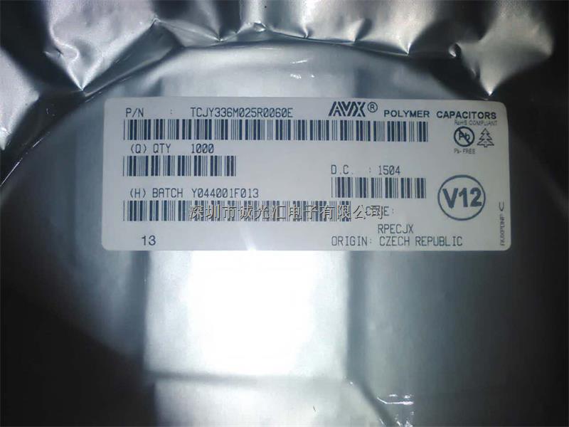 AVX鉭電容 TCJY336M025R0060E 25V 33UF 超低ESR:60毫歐-TCJY336M025R0060E盡在買賣IC網