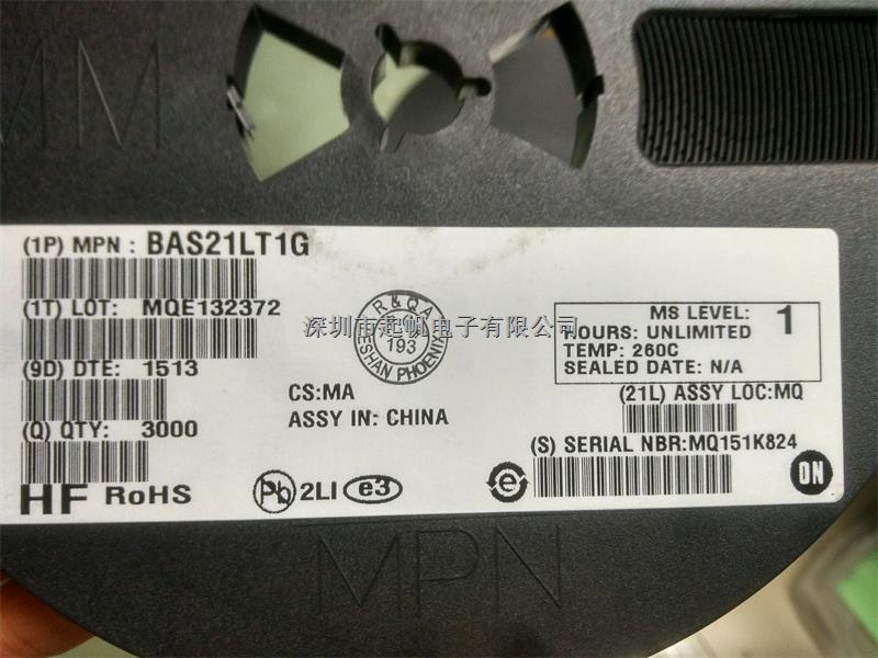 貼片二極管 BAS21LT1G,全新進口原裝，價格優勢，大量現貨，可出樣品，立即發貨-BAS21LT1G盡在買賣IC網