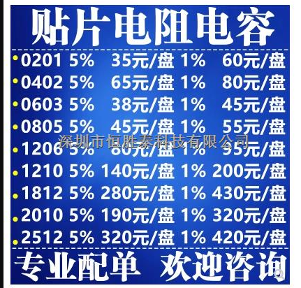 風華0805 1K 5%貼片電阻 電容 全系列原裝現貨-0805盡在買賣IC網